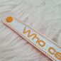 Preview: Armband "Who Cares ?" - 18,5cm