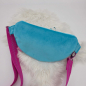 Preview: Gürteltasche - Banane - Blau-Türkis