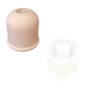 Preview: Silikonform Lampensockel Rund 12cm x 12cm