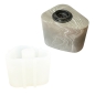 Preview: Silikonform Lampensockel Dreieck 10 cm x 10,8 cm x 13,8 cm