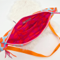 Preview: Bauchtasche / Crossbody Quattro - Leo - Hellblau / Pink / Orange