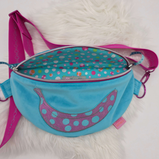 Gürteltasche türkis, Bananetasche