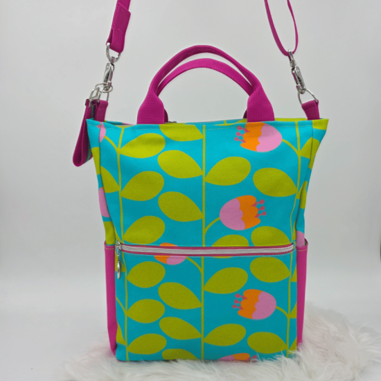 Umhängetasche Blumenmuster