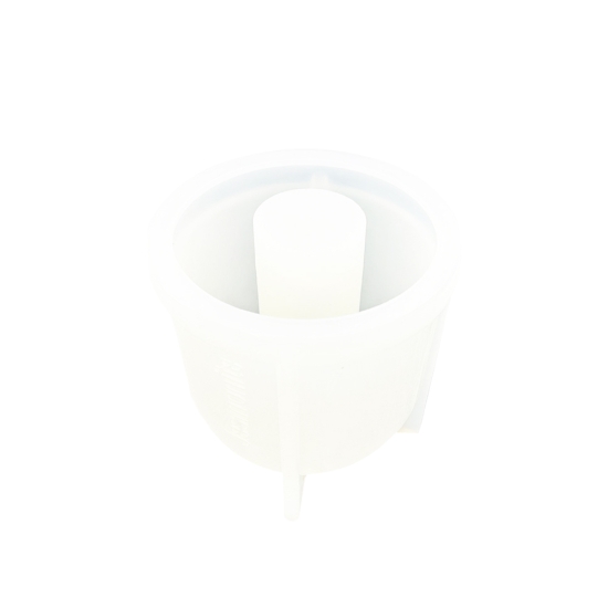 Preview: SET - Silikonform Lampensockel Rund + Kabel + Lampe im SET