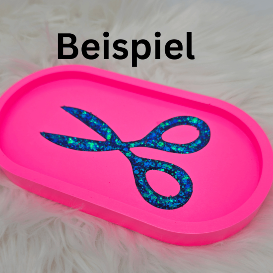 Preview: Schere - Silikoneinlage / Silikonstempel