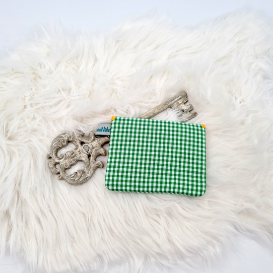 Preview: Stoff-Täschchen grün/neon