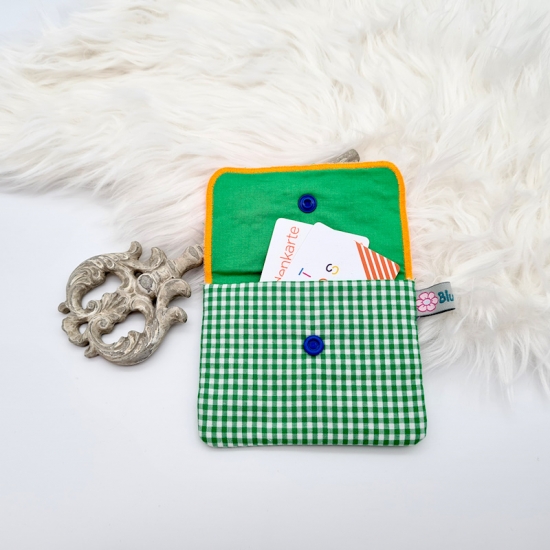 Preview: Stoff-Täschchen grün/neon