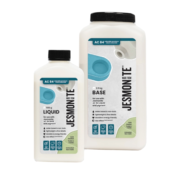 Jesmonite AC84 – 500ml Liquid und 2500g Base - Set medium