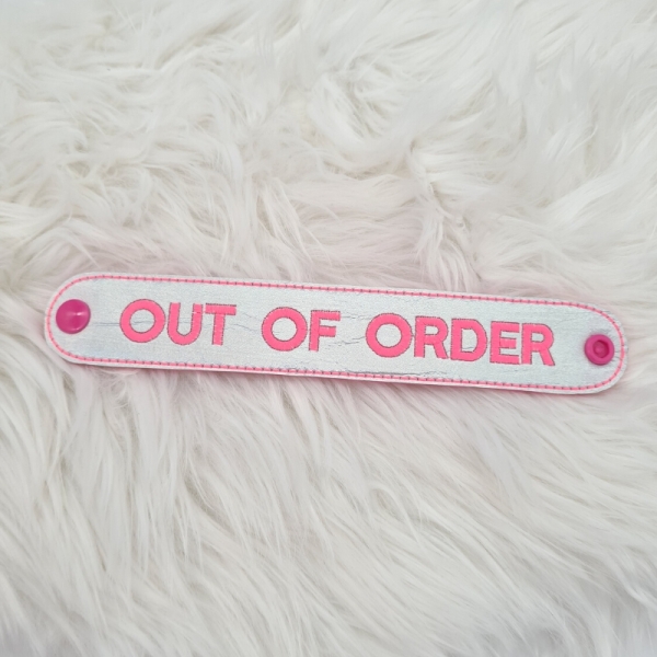 Armband "Out Of Order" - 18,5cm