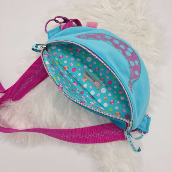 Gürteltasche - Banane - Blau-Türkis