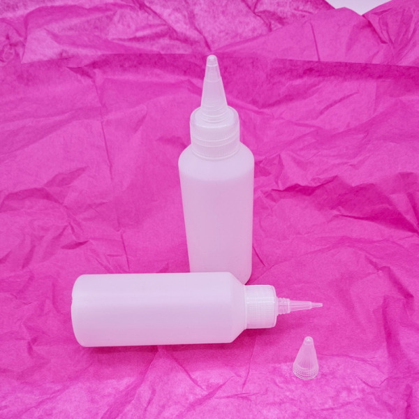Flasche transparent mit Verschluss  - 100ml