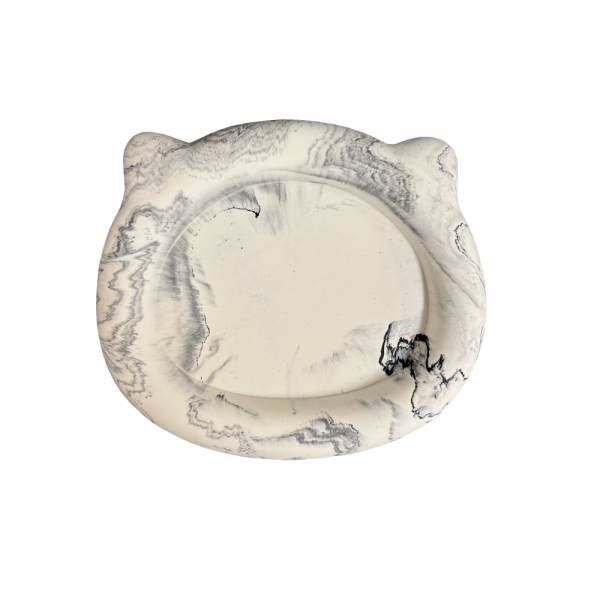 Silikonform 17,2 cm x 14,6 cm x 2,3 cm – Schale in Katzenform