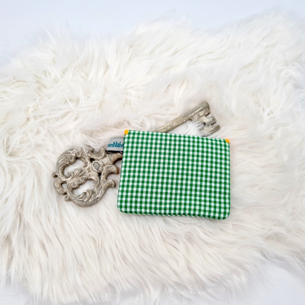 Stoff-Täschchen grün/neon