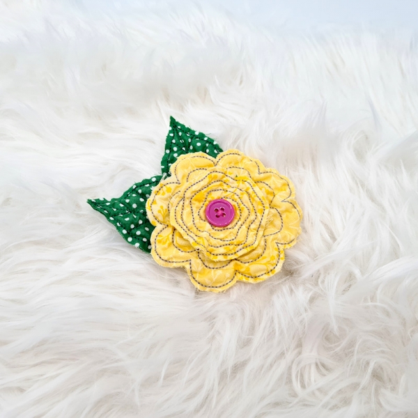 BlumenNaht Blümchen gelb