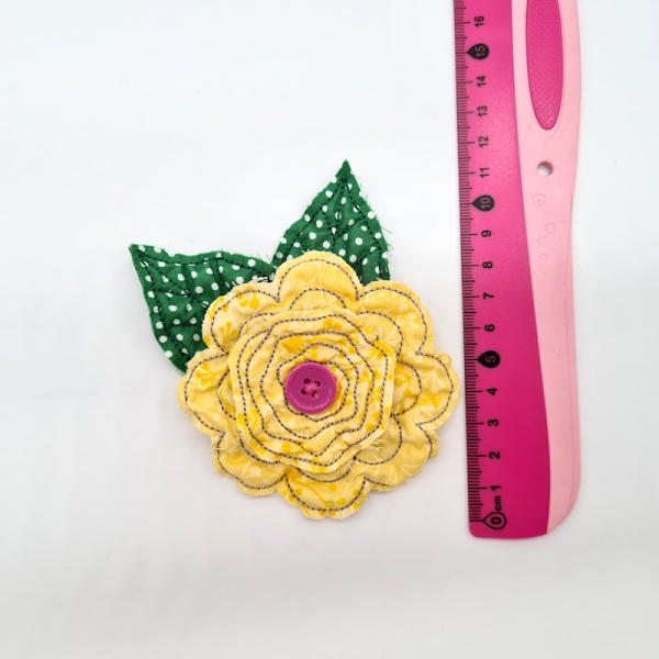 BlumenNaht Blümchen gelb